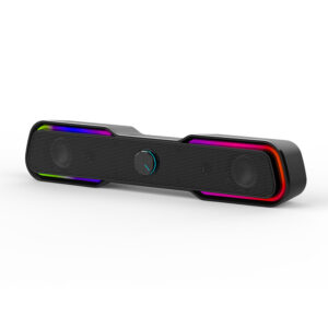 Multimedia Wired Rgb Luminous Subwoofer Computer Notebook Audio Box